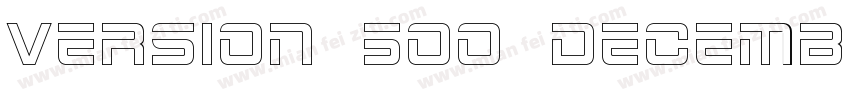 Version 500 December 30 2015字体转换